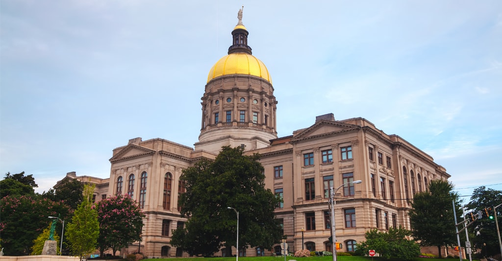 Government affairs takes place in the Georgia Capitol